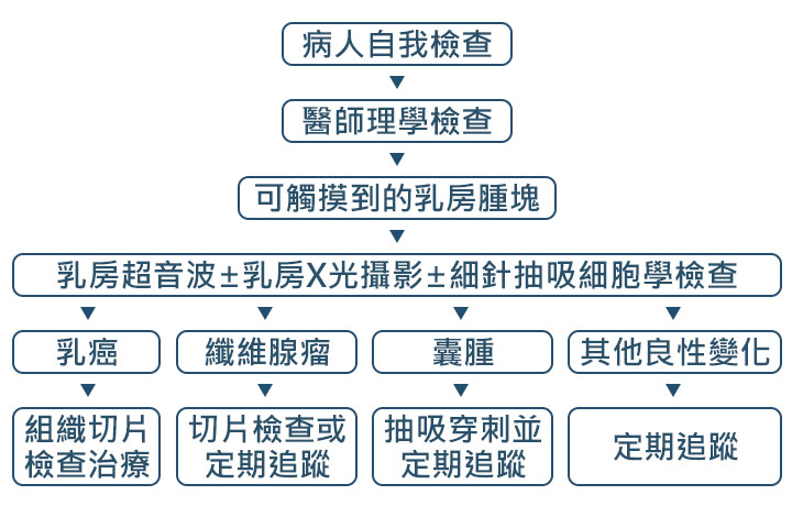 乳癌的診斷流程